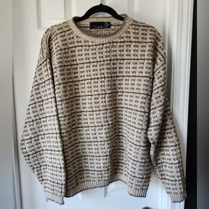 Vintage 90's Bill Blass Grandpa Style Sweater